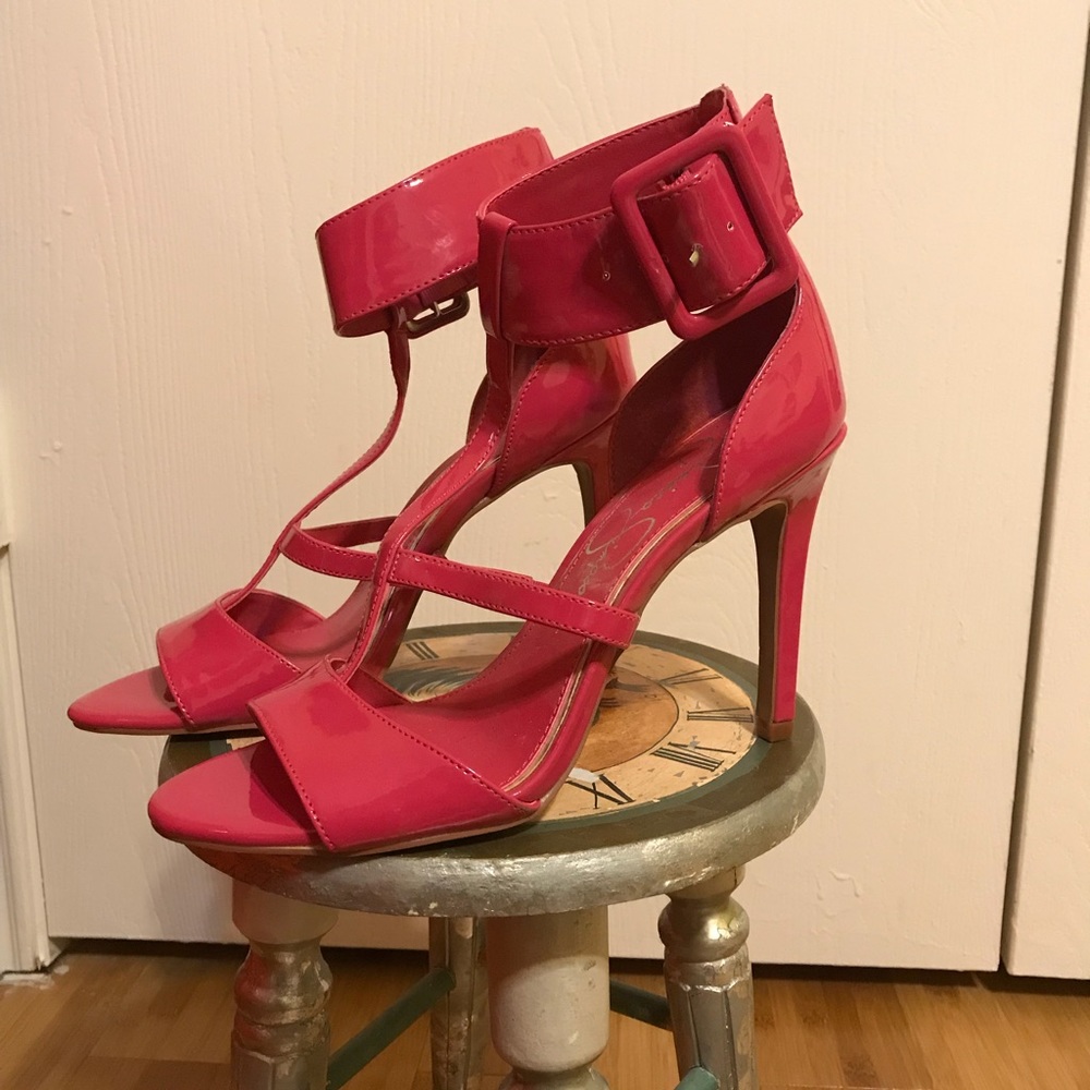 JESSICA SIMPSON Hottie Pink Heels